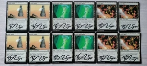 MTG Full Tron Lands Signed Brian Snoddy - Imagen 1 de 1
