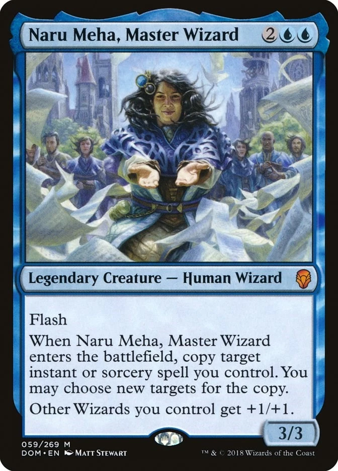Naru Meha, Master Wizard 59 LP Normal Dominaria MTG EN - Image 1 of 1