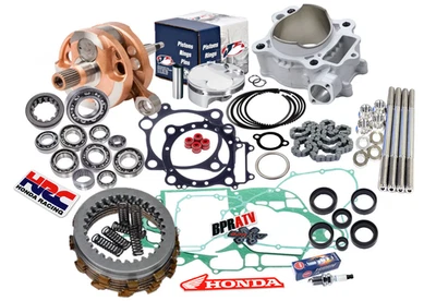 10-17 CRF250R Engine Rebuild Kit 80mm JE Wiseco Crank Bearings & Gaskets BPRATV Foto 1 de 4