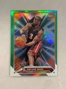 2024 Topps Chrome - Dwayne Wade - Green Refractor /99 - Picture 1 of 1