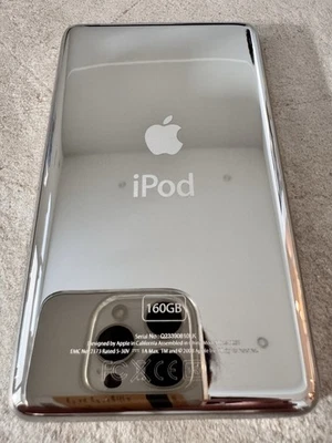 Apple iPod Classic 7ª Generación 160 GB Plateado MC293J/LL Batería Nueva Casi Como Nueva Foto 1 de 4