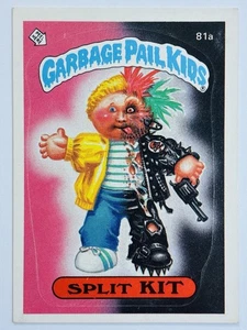 1985 Topps Garbage Pail Kids GPK -Series 2 -Glossy #81a SPLIT KIT (EX) SEE PICS! - Picture 1 of 11