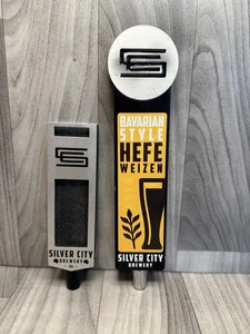 Silver City Brauerei Bier Zapfhahn Griffe Hefeweizen + Logo Mini Washington schneller Versand - Bild 1 von 11