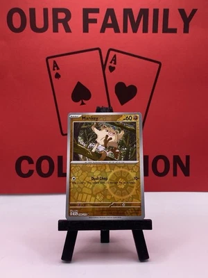 Mankey 098/191 Sv08: Surging Sparks Reverse Holo Common Pokemon TCG 2024 NM - Image 1 of 4