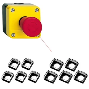 5 Pieces Push Button Cover Guard Protection Lock for 1.6cm Switch Practical - Afbeelding 1 van 13
