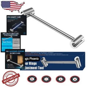 Profi Türscharnier-Einstellwerkzeug - robuster Stahl, präzise Spaltreparatur - Bild 1 von 9