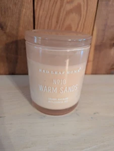Red Leaf Home Warm Sands Jar Candle No 10 With Lid 11oz Coconut Wax Blend - Picture 1 of 9