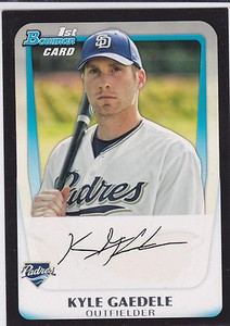 Kyle Gaedele San Diego Padres 2011 Bowman Draft Prospects