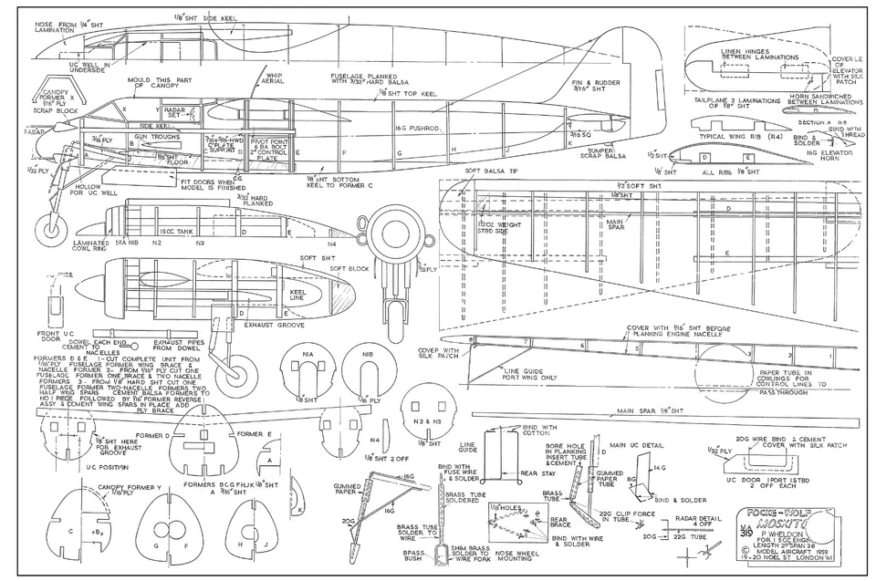 FW Mosquito control line scale model plan - Image 1 of 1