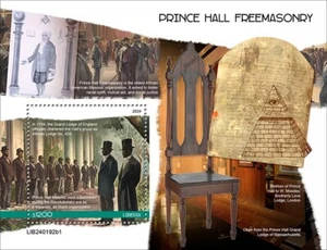 2025 03 - LIBERIA - PRINCE HALL FREMASONRY I 1V complet set MNH ** T - Imagen 1 de 1