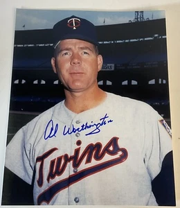 Al Worthington 1965 AL Champs Minnesota Twins signed handsigniert 8x10 Foto COA - Bild 1 von 1