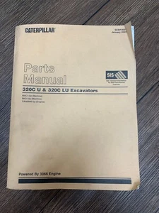 CATERPILLAR 320C U & 320C LU EXCAVATORS COMPLETE PARTS BOOK  - Picture 1 of 2