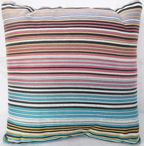 MISSONI CUSHION SILK COTTON 30x30cm  FEATHER DOWN NOMITE ASSOPIUMA CLAREMONT 42 - Picture 1 of 5
