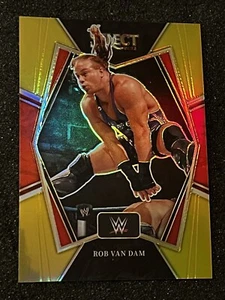 ROB VAN DAM/10 GOLD PRIZM PREMIER LEVEL 2022 PANINI SELECT WWE - Imagen 1 de 2