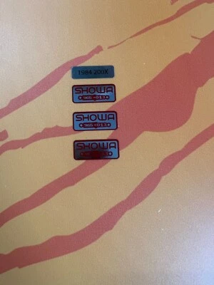 Honda Showa Fork Decal Shock Decal ATC 200X 1985 85 ATC  200X - Image 1 of 2