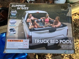 Summer Waves Inflatable Truck Bed Swimming Pool Measures - Picture 1 of 5