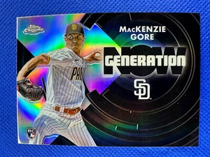 2022 #GNC-11 MacKenzie Gore Topps Chrome Updates Baseball Generation Now Padres - Picture 1 of 2
