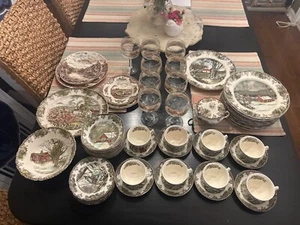 The Friendly Village by Johnson Brothers/Made in England/Complete your set. 1953 - Picture 1 of 39