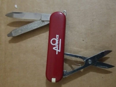 Victorinox Swiss Army Knife Tomo Red Advance Vending Advertising Ohio Keychain - Image 1 of 4