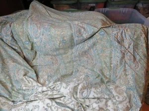 Pottery Barn King Duvet Cover 2 Euro Shams Colette Paisley Bedspread Vintage HTF - Picture 1 of 8