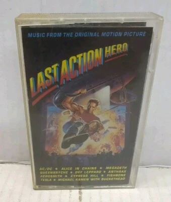 Last Action Hero Soundtrack Cassette Tape 1993. Alice In Chains, Megadeth CT - Image 1 of 4