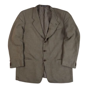 Giorgio Armani Le Collezioni Wool and Silk Blazer Casual Men Vintage 56 - Picture 1 of 14