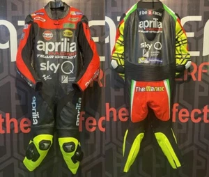 Andrea Iannone Aprilia MotoGP Leather Racing Suit CE Approved Level 2 Protection - Picture 1 of 5