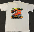 Vtg 80s Arizona Hot Rod Associa. Faded Polo Shirt M USA Race Car Grunge Biker lata 90.