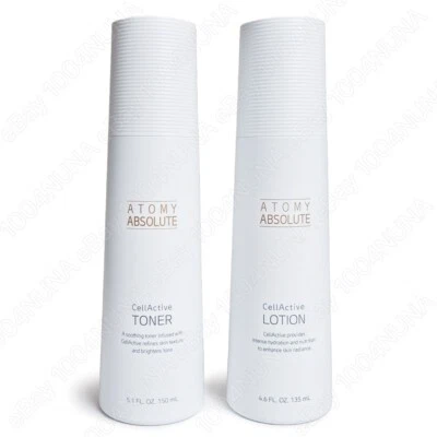 ATOMY Absolute CellActive Toner & Lotion SET Face Hydrating Moisturizer K-Beauty - Image 1 of 4