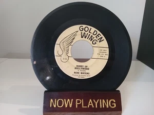 RENE WATERS - Hurry Up Hollywood/ I’m Sending Her Forget-Me-Nots 45 Teen Doo Wop - Picture 1 of 7