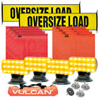 VULCAN Oversize Load Banners, Multi-Color Flags, Amber Flashers, and Magnets Kit