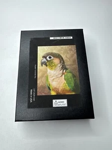 Pineapple Green Cheek Conure Parrot Bird Painting Jigsaw Puzzle 11x14 252 Pieces - Picture 1 of 4