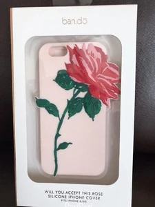 Neu Bando Silikon iPhone 6/6s Schutzhülle "Will You Accept This Rose" hellrosa - Bild 1 von 5