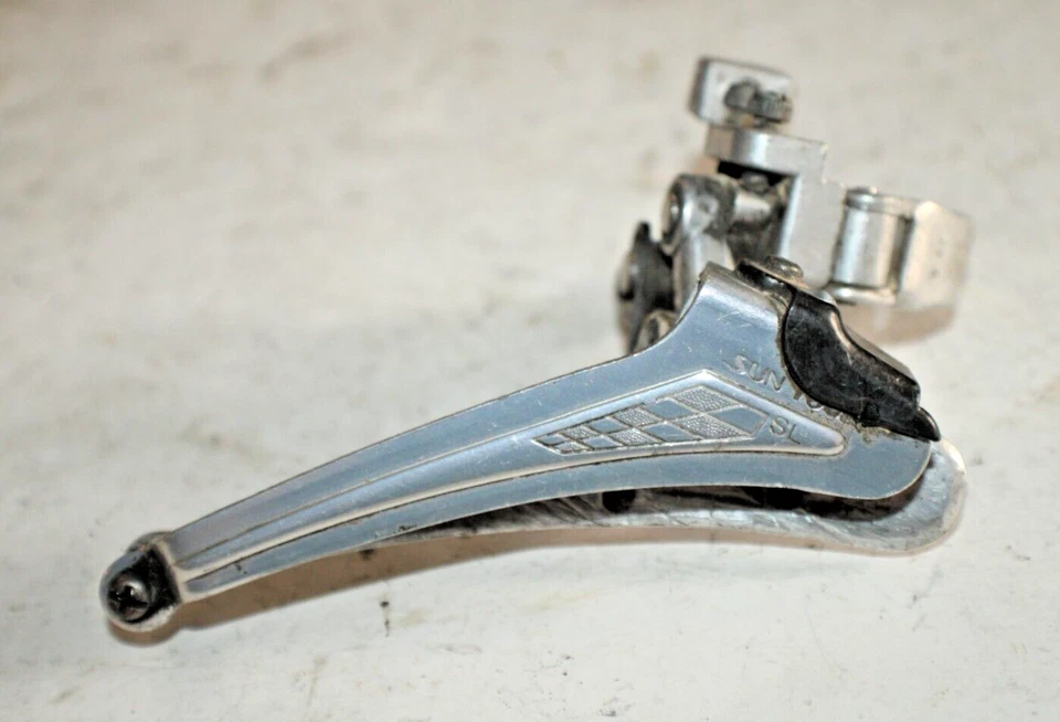 Desviador delantero doble Suntour SL Maeda 4532 28,6 mm Top-Pull Road envío a EE. UU. Foto 1 de 4