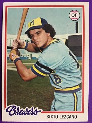 1978 TOPPS BASEBALL SET BREAK CARD #  595 Sixto Lezcano - Image 1 of 2