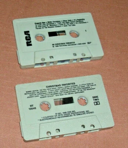 Vintage Christmas Favorites * by Various Artists (2 Cassette,1974- 1986, RCA ) - Imagen 1 de 3