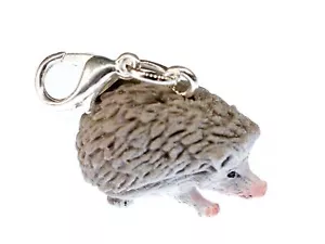 Igel Charm Zipper Pull Anhänger Kinderschmuck Miniblings Herbst Tier Gummi 20mm - Bild 1 von 4