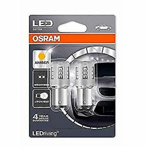 coppia lampade Osram LEDriving® 7507DYP-02B 1,3W/12V BAU15s ≠ "PY21W" AmbRA - Imagen 1 de 1