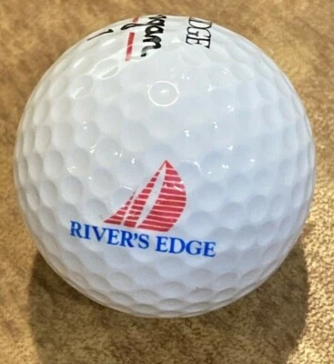 River's Edge Golf Course Logo Golf Ball Hogan Edge ZLS 100 New Sailboat Logo - Image 1 of 4