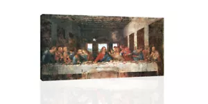 La Última Cena, Leonardo da Vinci - LIENZO O IMPRESIÓN DE PARED ARTE - Imagen 1 de 2