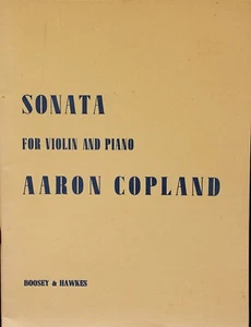 Copland Sonata for Violin and Piano - Picture 1 of 1