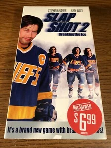 Slap Shot 2 Breaking The Ice VHS VCR Video Tape Movie Stephen Baldwin Used - Picture 1 of 6