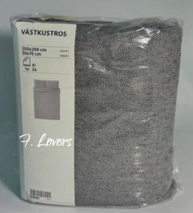 IKEA VASTKUSTROS Doppelbettbezug Und 2 Kissenbezüge 220x200cm 105.006.05 - Bild 1 von 1