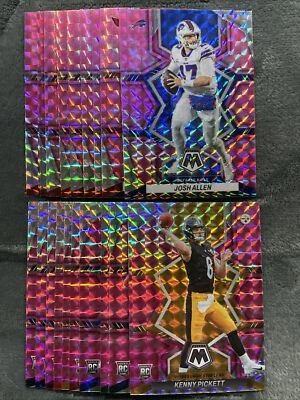 2022 Panini CAMO PINK MOSAIC PRIZM NFL Football Vet & RC Card You Pick/Choose! - Image 1 of 4