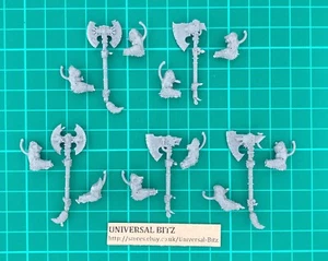 Wulfen Axes Arms x 5 Space Wolves Warhammer 40K N9 E - Picture 1 of 1