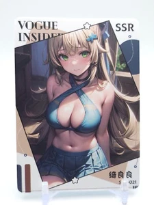 Quiet Time - Anime Waifu SSR Trading Card - Picture 1 of 1