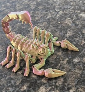 Flexi Scorpion, juguete articulado inquieto, impreso en 3D - Imagen 1 de 39