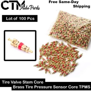 100x Valve Stem Core Tire Pressure Sensor Cores TPMS Universal ATV/Car/SUV/Bike - Picture 1 of 1