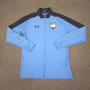 Sydney FC Jacket Mens MEDIUM blue football A-league training lightweight Size M - Picture 1 of 10
