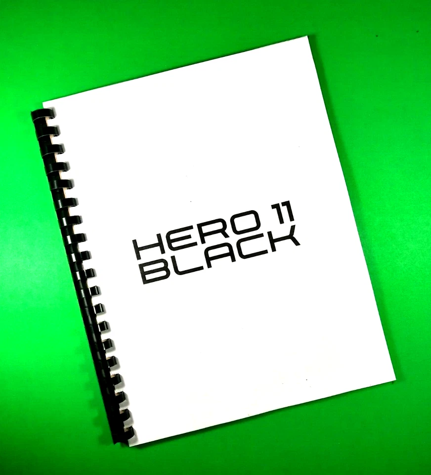 Owners Manual for GoPro Hero 11 Black Camera 156 Pages W/Clear Covers! - Image 1 of 1